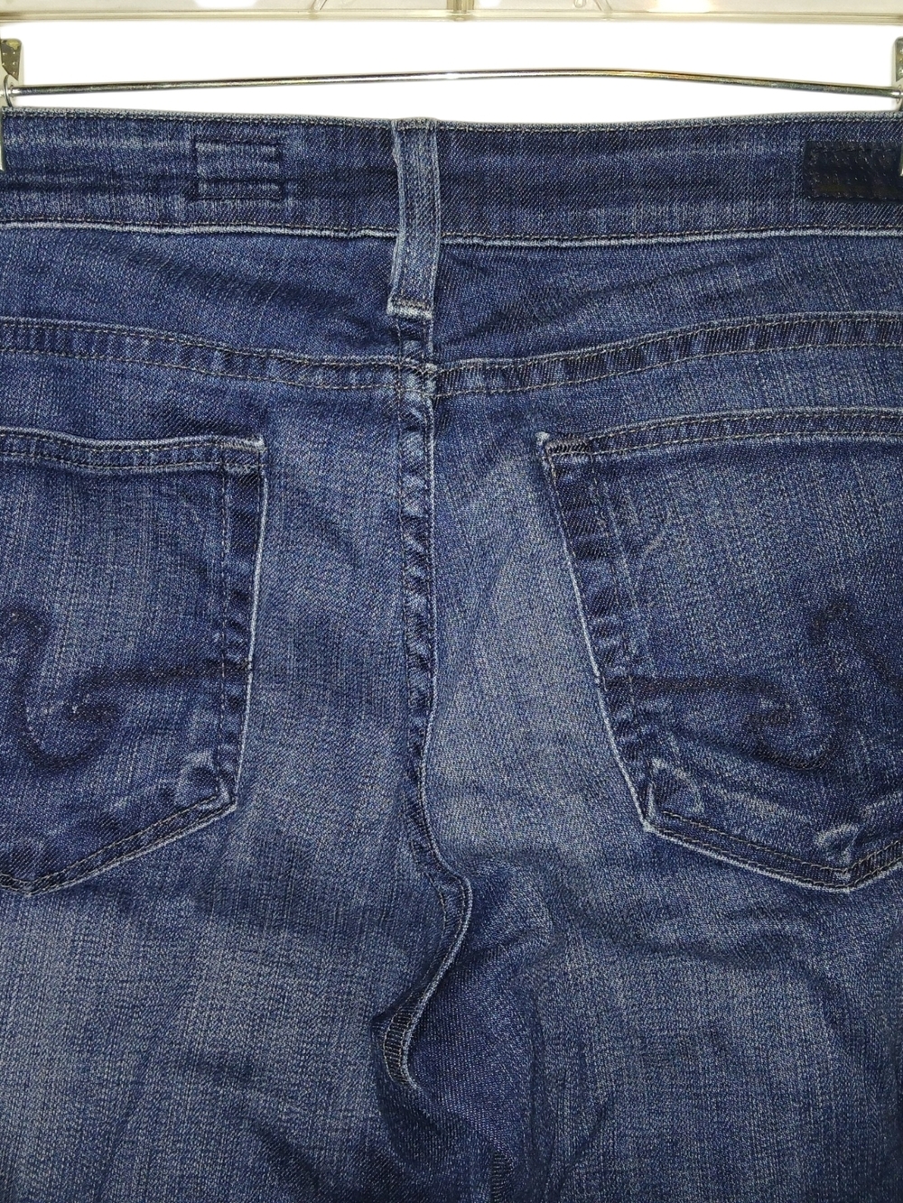 AG Adriano Goldshmied Jessie Curvy Bootcut Dark Indigo Bootcut Jeans 31R - Picture 4 of 6